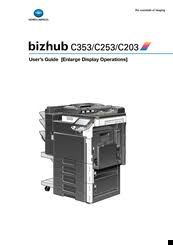 Konica minolta bizhub c353 printer driver, software download for microsoft windows and macintosh. Konica Minolta Bizhub C253 Series Manuals Manualslib