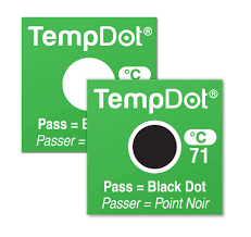 When your dishwasher is running, does it sound like a 747 is taking off? Tempdot High Temperature Dishwasher Thermal Labels Model 54126
