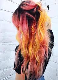 21 Top Funky Orange Hair Color Looks 2018 Knowledge Regarding Hairstyles Fashion Hair Color Orange Hair Styles Long Hair Styles