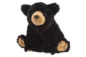Wild Republic Black Bear Plush Stuffed Animal Plush Toy Gifts For Kids Cuddlekins 12 Inches W In 2020 Huggable Stuffed Animals Bear Plush Realistic Stuffed Animals