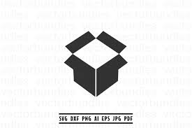 Download Open Box Svg Clip Art Graphic By Vectorbundles Creative Fabrica PSD Mockup Templates
