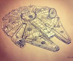 Check spelling or type a new query. Millennium Falcon Drawing 18x24 Prismacolor Pencil On Tan Toned Paper Star Wars Drawings Star Wars Art Falcon Drawing