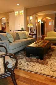 The extra heft gives this kitchen a more modern feel. Cream And Brown Persian Rug Transitional Living Room Beige Living Rooms Brown And Gold Living Room Gold Living Room Walls