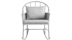 Aviation find out about 'how to clean chair cushion?' on indus las friends. 1730 Arched Gray Woven Rocking Chair