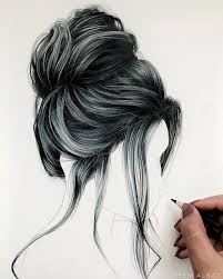 15 Amazing Hair Drawing Ideas Inspiration How To Draw Hair Sketches Of Love Art Drawings