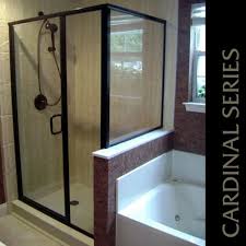 Beautify Your Home With Cardinal Shower Enclosures Available From The Dillon Company Cardinal Shower Enclosures Framed Shower Door Bathrooms Remodel