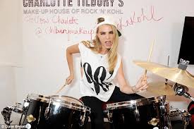 Check spelling or type a new query. Cara Delevingne Shows Off Her Drumming Skills At Rock N Kohl Event Daily Mail Online