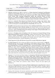 lead business analyst resume of nitin