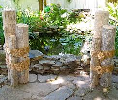 Welcome to my home decor store! Set Two 48 High Wood Marine Pilings Nautical Coastal Decor Coastal Decor Nautical Landscaping Beach Decor