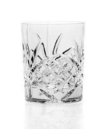 Dublin 11 Oz Crystal Whiskey Glass Godinger Dublin Old Fashioned Glass Silver Art