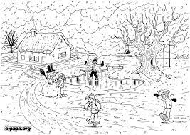 Ausmalbilder Fur Kinder Winter Ausmalen Ausmalbilder Malvorlagen