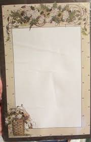 Vtg 1999 Sealed Pat Richter Note Pad 50 Paper Stationery Garden Flowers Basket Stationery Paper Stationery Flower Basket