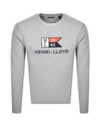 Maybe you would like to learn more about one of these? Henri Lloyd Cotton Cross Knit Jumper In Grey Gray For Men Lyst