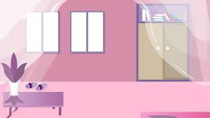 تصميم غرفة نوم المنزل التوضيح رسوم متحركة التوضيح الإبداعي خلفية غرفة النوم صورة الخلفية للتحميل مجانا