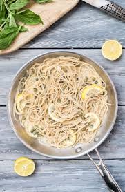 Spaghetti Piccata With Lemon And Capers Recipe Vegan Recipes Easy Vegan Spaghetti Vegetarian Vegan Recipes