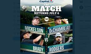 Your browser does not appear to support html5. Confirmed Phil Mickelson Tom Brady Vs Bryson Dechambeau Aaron Rodgers In Match 4 Golfmagic