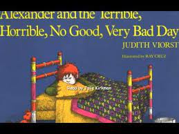 Read aloud of alexander and the terrible, horrible, no good, very bad day by judith viorst & jay cruz • • • {alexander is not having a great day. Alexander And The Terrible Horrible No Good Very Bad Day By Judith Viorst Youtube