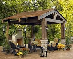 22 Beautiful Garden Design Ideas Wooden Pergolas And Gazebos Improving Backyard Designs Backyard Outdoor Rooms Backyard Design