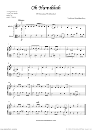 Hanukkah Violin And Viola Sheet Music Jewish Chanukah Songs Sheet Music Violin Music Tutorials