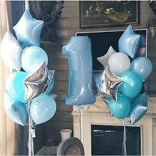 Balloon Foil Balloons Balloon 1st Birthday Decoration Ideas For Boy Partigos Baby 1st Birthday Balloons Set Pink Blue Number Foil Balloons Birt Birthday Balloon Decorations 1st Birthday Balloons Happy Birthday Party Decorations
