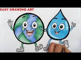 How To Draw Save Water Save Earth Poster Drawing World Water Day Drawing For Kids In order to save water, you have to pay attention and change some habits. how to draw save water save earth