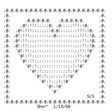 Valentine Ascii Text Art Hearts Ascii Art Text Art Ascii