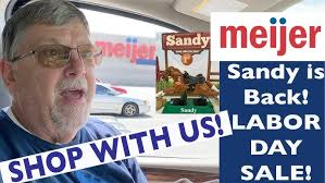 SANDY IS BACK! It's the Labor Day Sale at MEIJER! Shop With US! Everything  you need for a BBQ.