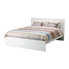 Fibreboard, particleboard, honeycomb structure recycled paper filling, plastic, acrylic paint, foil slatted bed base: Malm Bed Frame High Black Brown Queen Malm Bed Frame Malm Bed Ikea Malm Bed