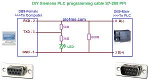 Diy Cable S7 200 Siemens Connecting Pc Plc4me Com