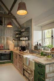 Salvaged Style Farm Kitchen Rustic Farmhouse Kitchen Cabin Kitchens Farmhouse Kitchen Cabinets