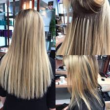 Washing the micro link hair extensions micro loop hair extensions should be washed in a downward motion so as not to tangle the bonds. L Or Salon Hair Extensions Salon Rockville Md