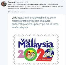 Logo tersebut dilancarkan bekas menteri pelancongan dan kebudayaan datuk seri mohamed nazri aziz di chiang mai, thailand sempena asean tourism pada awal tahun ini. Macam Karikatur Sekolah Rendah Je Respon Rakyat Malaysia Terhadap Logo Tahun Melawat Malaysia 2020 Buzzkini