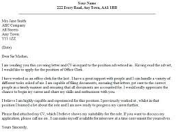 A job seeker will often send an application and resume when applying for a cashier position. Cover Letter For General Clerk Job Application