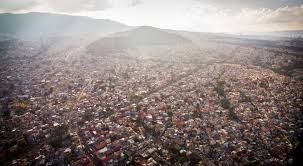 In the chart we see the world mapped based on the population of each country's capital city. Unequal Scenes Mexico City