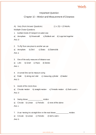 Important Questions Class 6 Science Chapter 10 Motion And Measurement Of Distances Part 1 This Or That Questions Chapter Science
