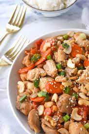 Cashew Nut Chicken Recipe Recipe Cashew Chicken Recipe Stir Fry Recipes Chicken Chicken Recipes