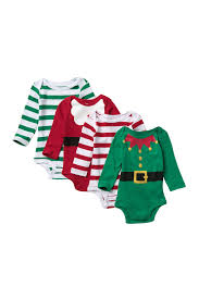 Koala Baby Christmas Bodysuit Pack Of 4 Baby Boys Nordstrom Rack