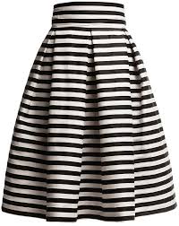 Black A Line Midi Skirt Uk Amalfi By Rangoni Rumour London Striped Midi Skirt Black White Black Striped Skirt Striped Midi Skirt Black Midi Skirt