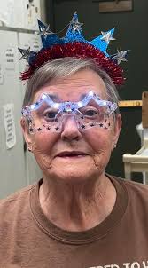 Janine Lehman keeps our bingo popping!!