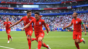 The official page of manchester united and england footballer harry maguire ⚽️. Harry Maguire Of England Celebrates After Scoring England 2018 Fifa World Cup 2048x1152 Wallpaper Teahub Io