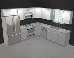 Forevermark Tsg Ice White Shaker 10x10 Kitchen Cabinets Kitchen Layout Plans 10x10 Kitchen Kitchen Remodel Small