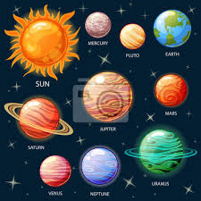 Freie kommerzielle nutzung keine namensnennung top qualität. Planeten Des Sonnensystems Sonne Merkur Venus Erde Mars Leinwandbilder Bilder Sputnik Astronaut Meteor Myloview De