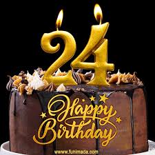 Happy 24th Birthday Animated Gifs Download On Funimada Com Birthday cake man boyfriends 26 ideas.