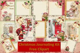 You'll find many christmas backgrounds to choose from! Christmas Junk Journal Kit Free Clipart Graphic By The Paper Princess Creative Fabrica