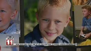 People vow to keep Landon's Light shining during funeral service at Scheels  Arena