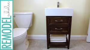 Find the perfect furnishings for your dream bathroom! Ikea Hack Small Bathroom Vanity Building Tutorial Youtube