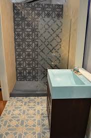 The Fab Nancy Jones Of Artworks Spokane Used An Eastern Allover Masking Stencil From Modello Designs On Both The F Stenciled Floor Floor Stencils Diy Flooring