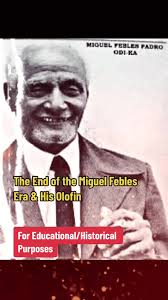 Miguel Febles's earliest Olofins went to several of his rising conte...