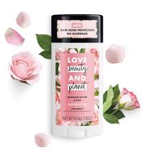 Love Beauty Planet Aluminum Free Murumuru Butter Rose Pampering Deodorant Stick 2 95oz Rose Deodorant Beauty Planet Deodorant