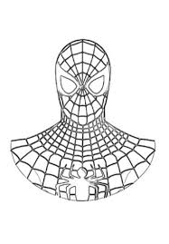 Un disegno adatto ai bimbi più piccoli perché grande, molto semplice e con gradi campi da colorare. Disegni Di Spiderman Da Stampare E Colorare Pdf A4 Bianco Nero Gbr